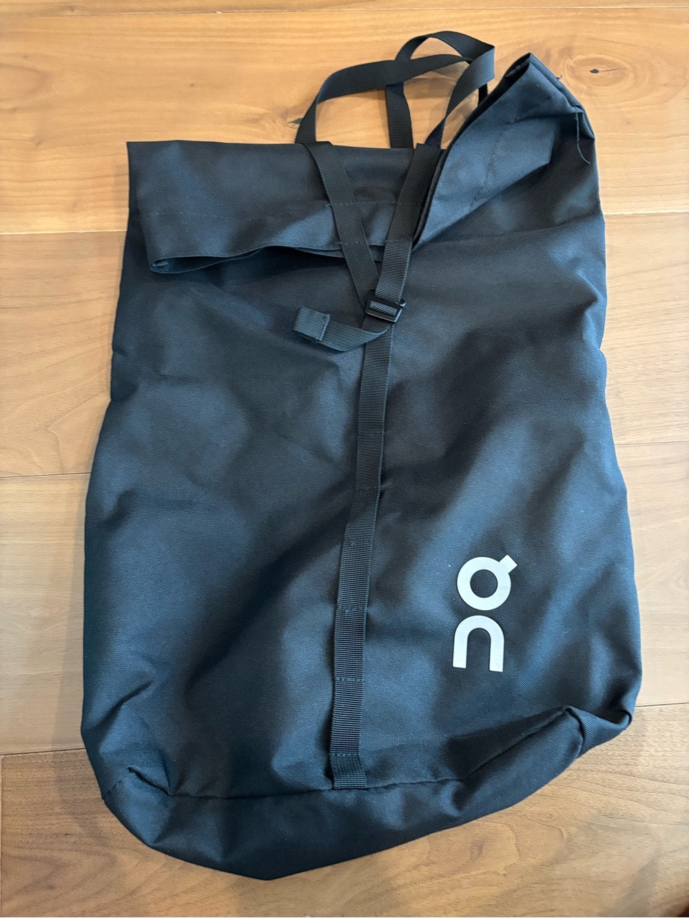 On cloud running light weight backpack.